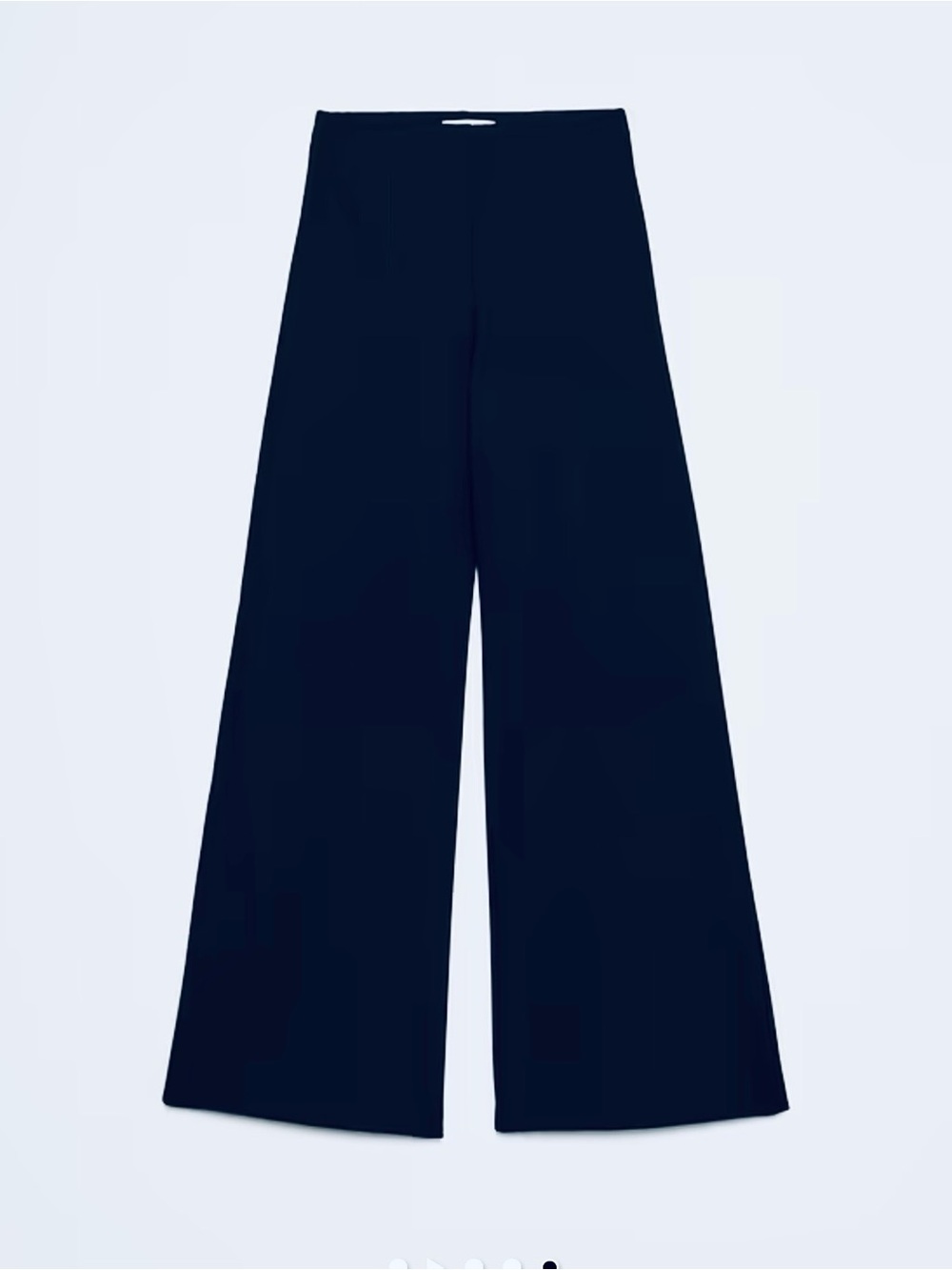 Banana Republic Wide-Leg High-Rise Pants - Navy Blue